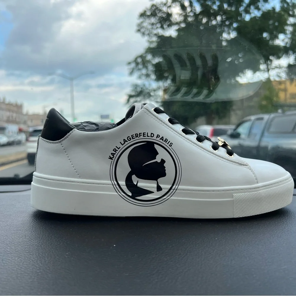 Karl Lagerfeld Women’s Sneakers New With Box - Picture 2 of 5